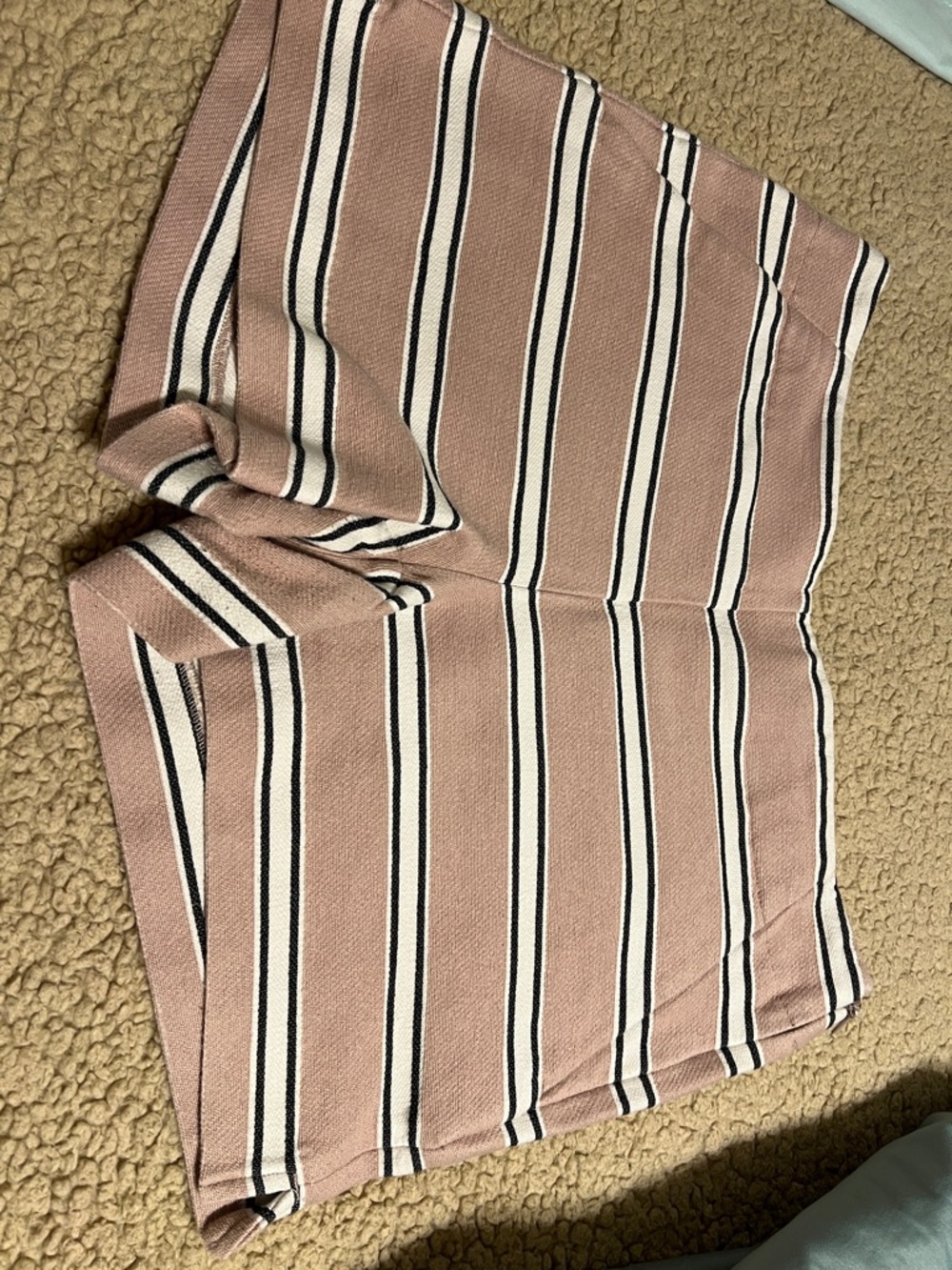 LOFT Pink Striped Knit Women's Shorts